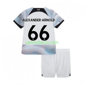 Camisolas de futebol Liverpool Alexander-Arnold 66 Criança Equipamento Alternativa 2022/23 Manga Curta